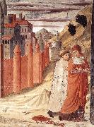 GOZZOLI, Benozzo The Departure of St Jerome from Antioch dg china oil painting artist